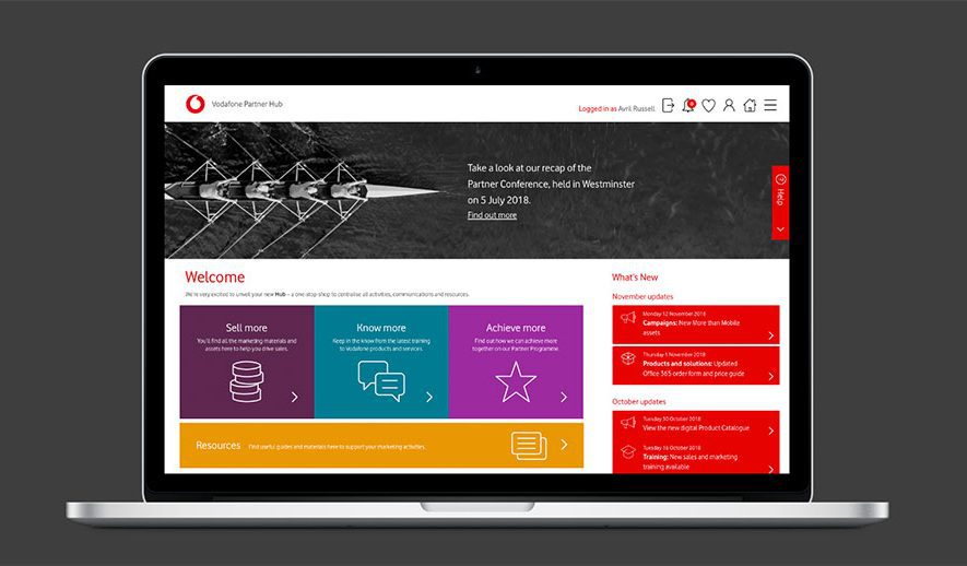 Overhaul of Vodafone’s portal to empower and better serve partners