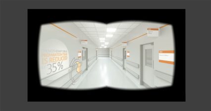 Product launch supported by VR and video