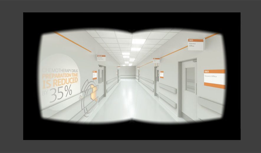 Product launch supported by VR and video